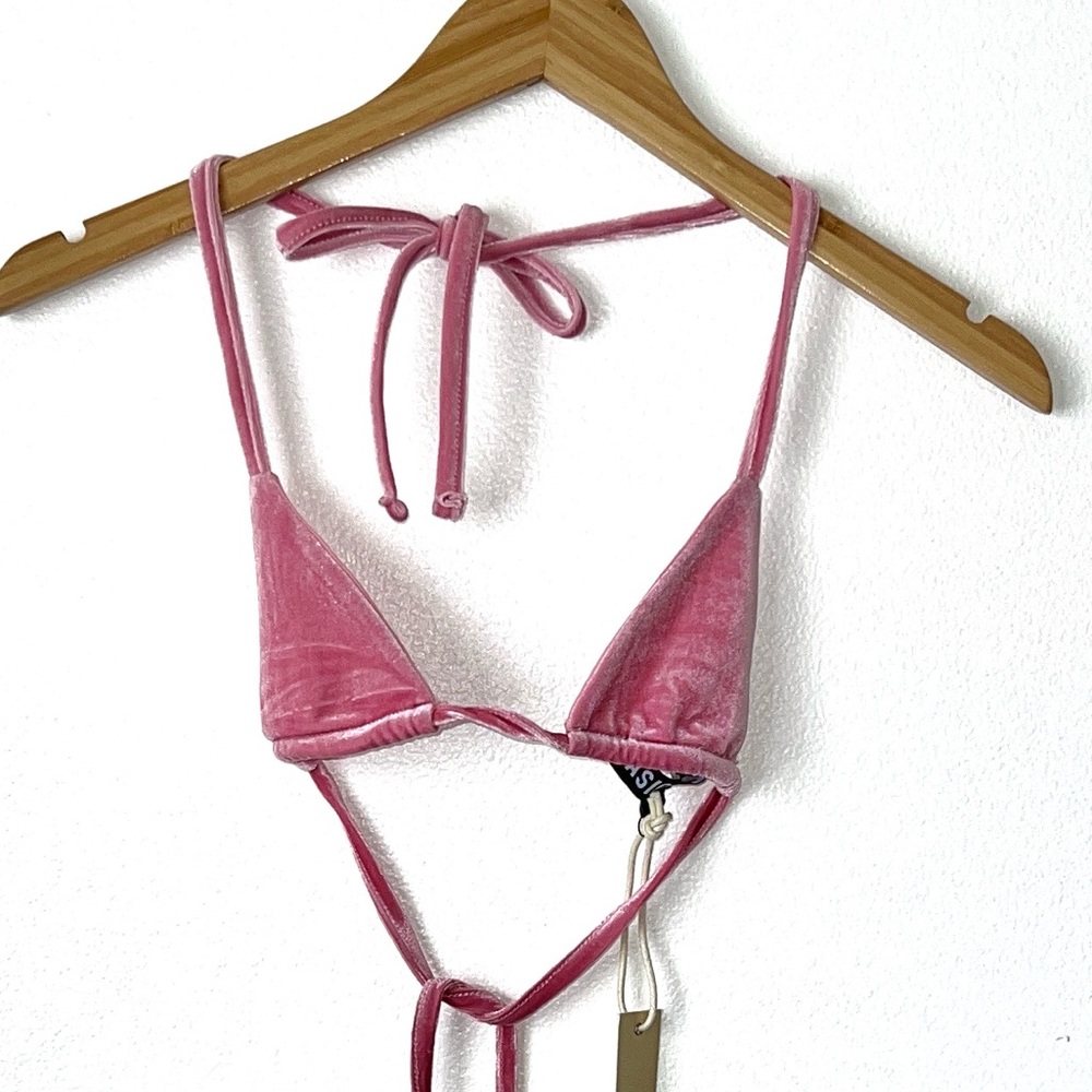 Basic Bxxch String Bikini Top Nwt - image 2